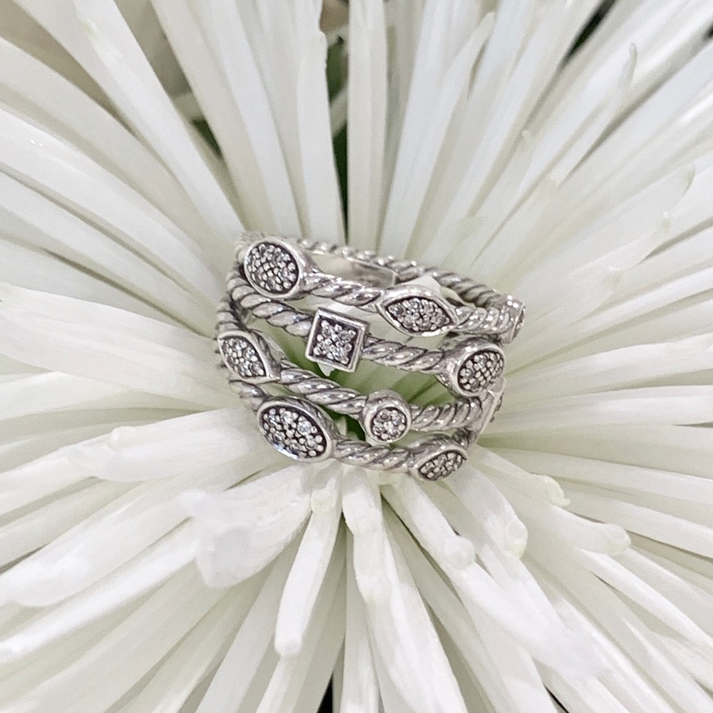 David Yurman diamond “Confetti” ring